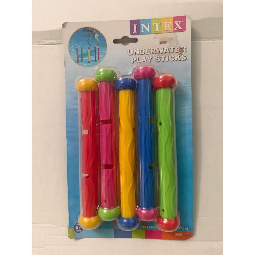 Intex Underwater Play Sticks Multicolor Dive Toys Swimming Pool *Free Shipping*